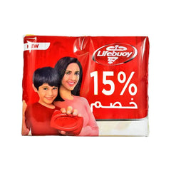 Lifebuoy Soap Bar - 115g x 4 Pieces