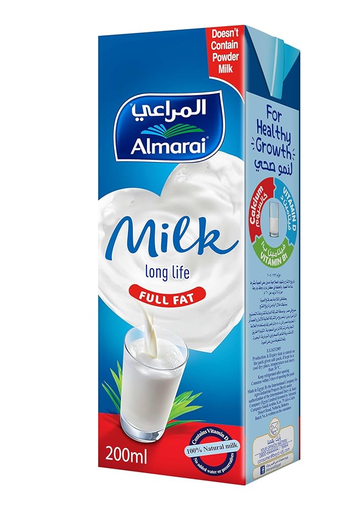 المراعي حليب كامل الدسم  200مل