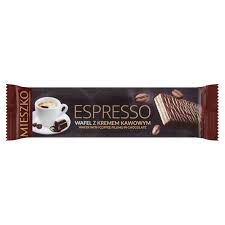 Mieszko Espresso Wafel z kremem kawowym 34 g