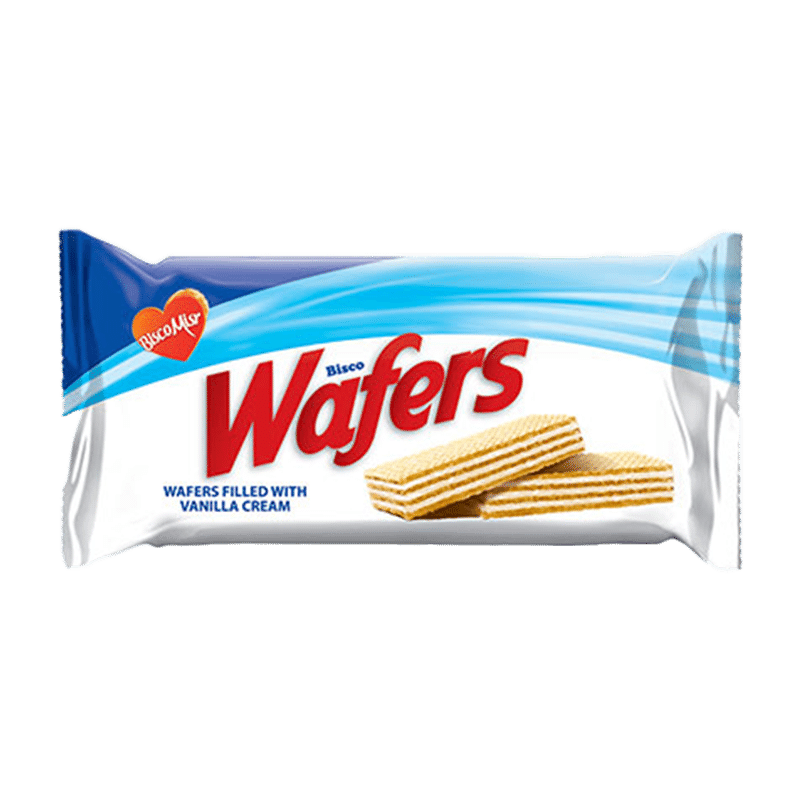 Bisco Misr Vanilla Cream Wafer Biscuits 6 Pieces