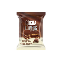 Cocoa Lovers Sandwich Vanilla & Cocoa Cream Biscuit 33g