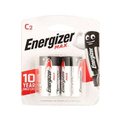 Energizer Max C Alkaline Battery  2 Batteries