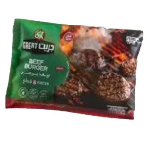 جريت فودز بيف برجر 8ق 320جم