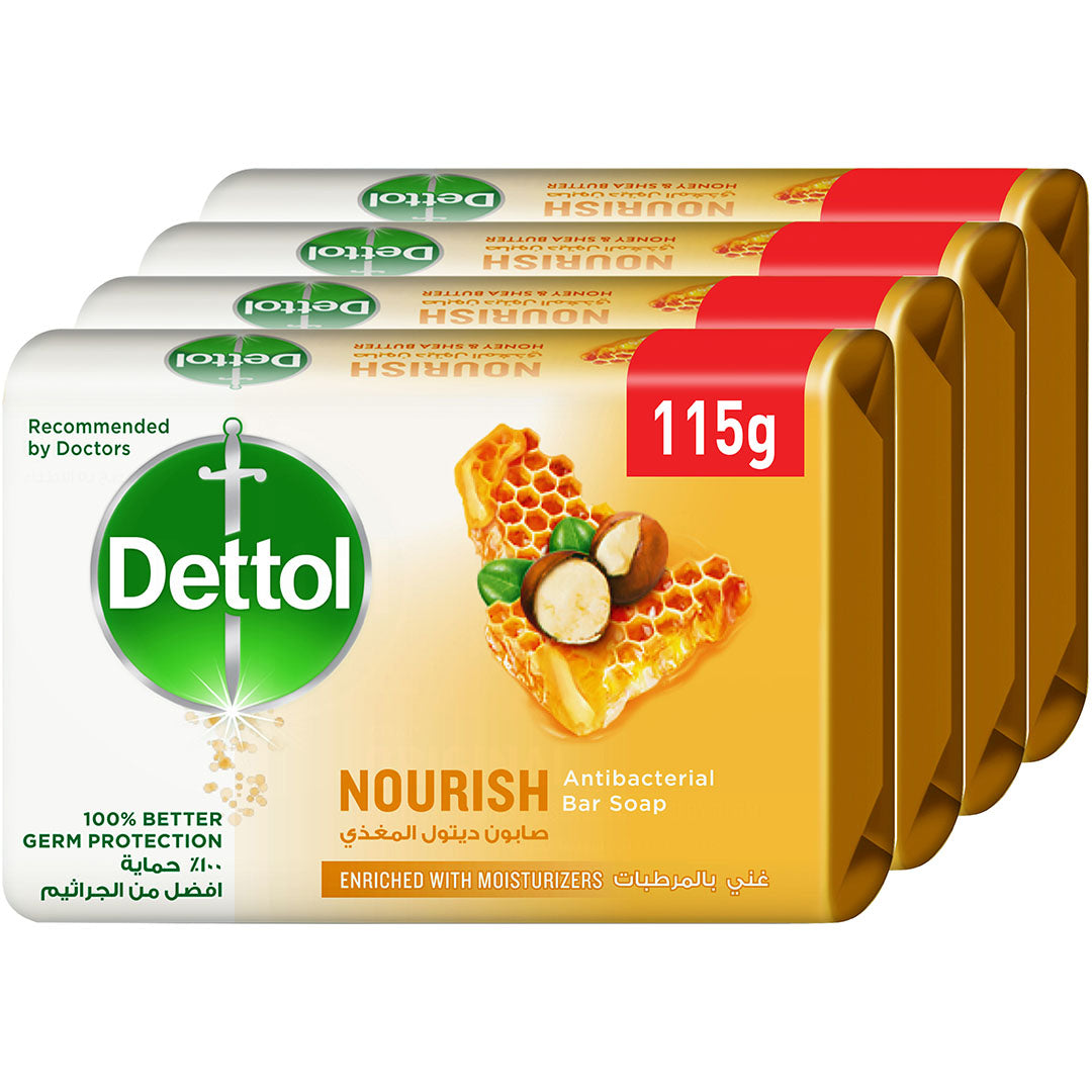 ديتول صابون مغذى 115جم 4ق