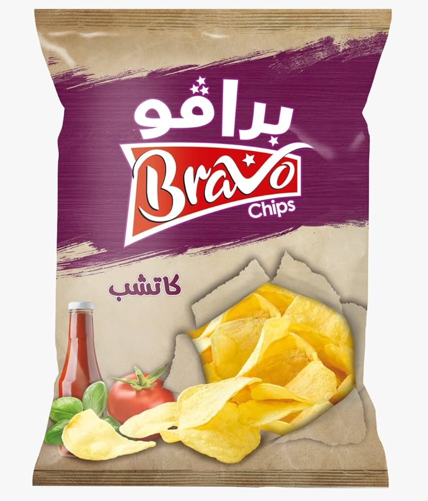 برافو شيبسي بالكاتشب 10ج