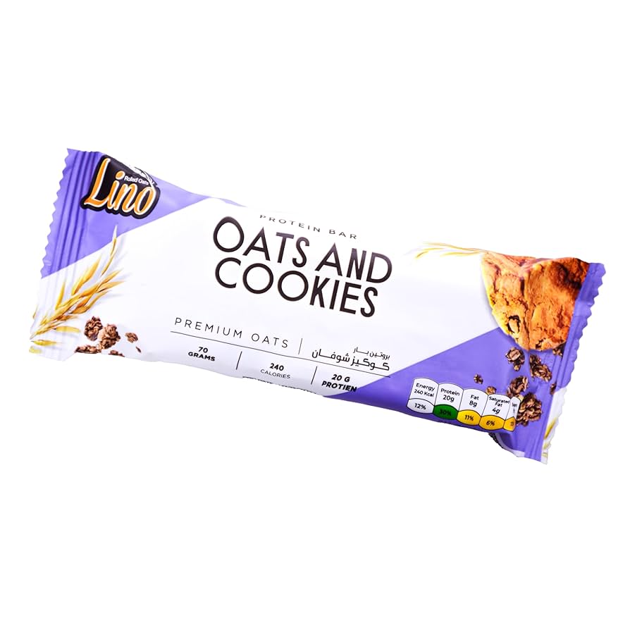 لينو بروتين بار كوكيز شوفان 70جم