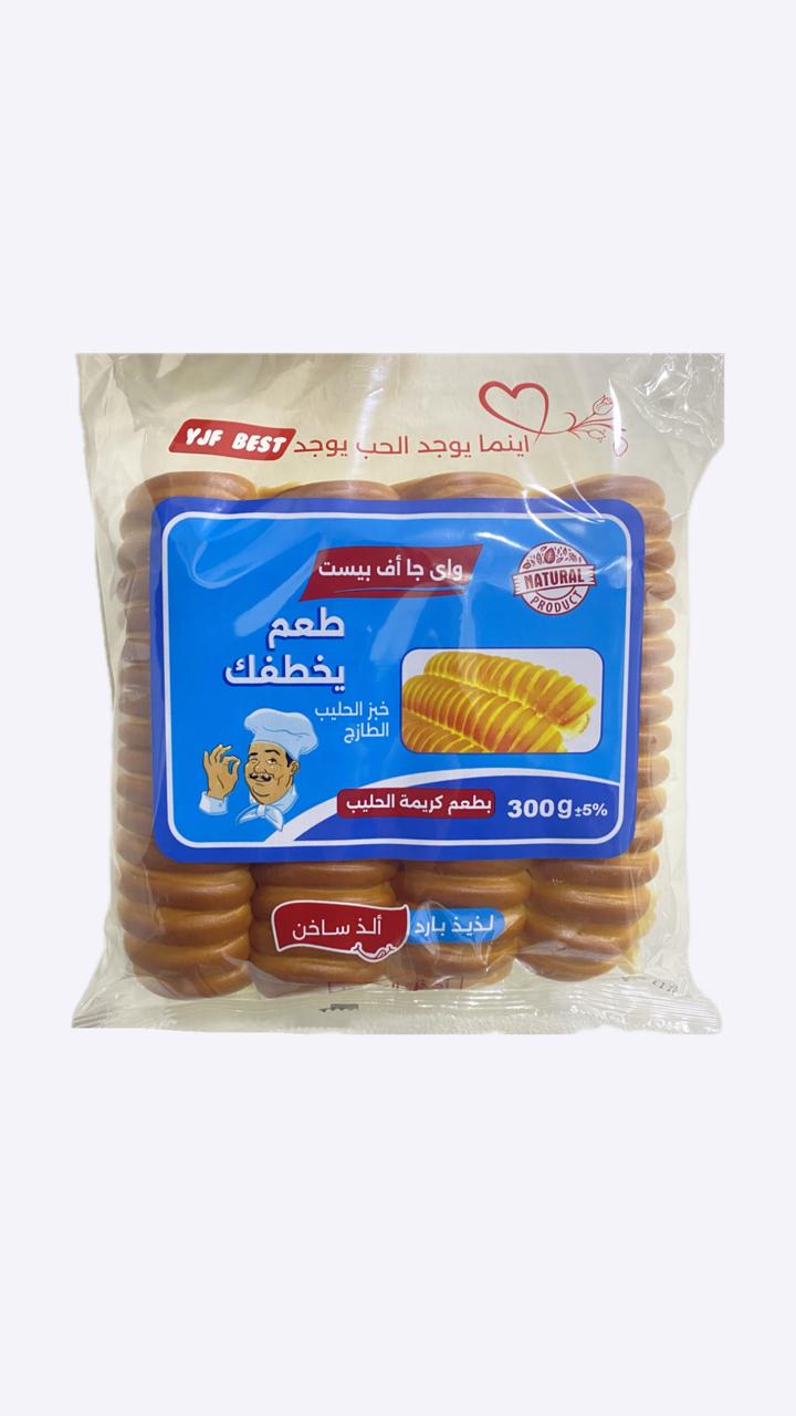 واى جيف اند بيست خبز بطعم كريمة الحليب 300جم