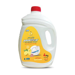 ماتريكس صابون سائل للاطباق بالليمون الاصفر 4 لتر