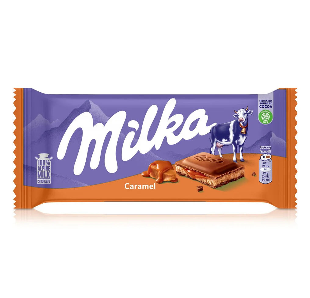 ميلكا شيكولاته كراميل 100 جم