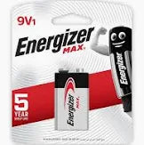 Energizer Max Alkaline batteries  9V
