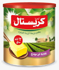 كريستال سمن الزبدة الصفراء 2كجم صافي